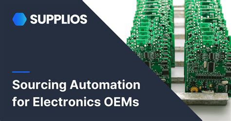electronic component suppliers management software|RFP, RFQ and Supplier Management Software for Electronics.
